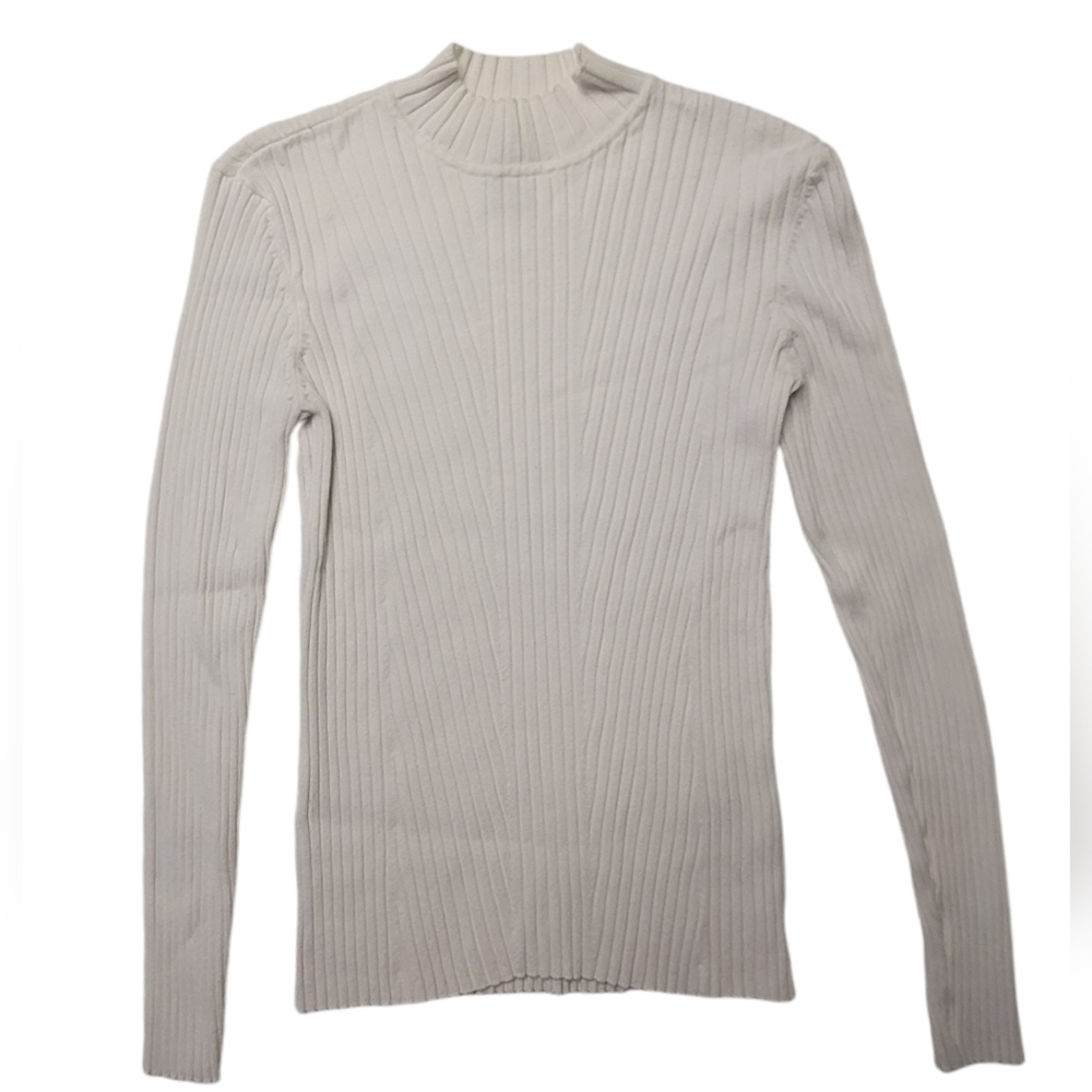 H&M Ribbed Mock Turtleneck